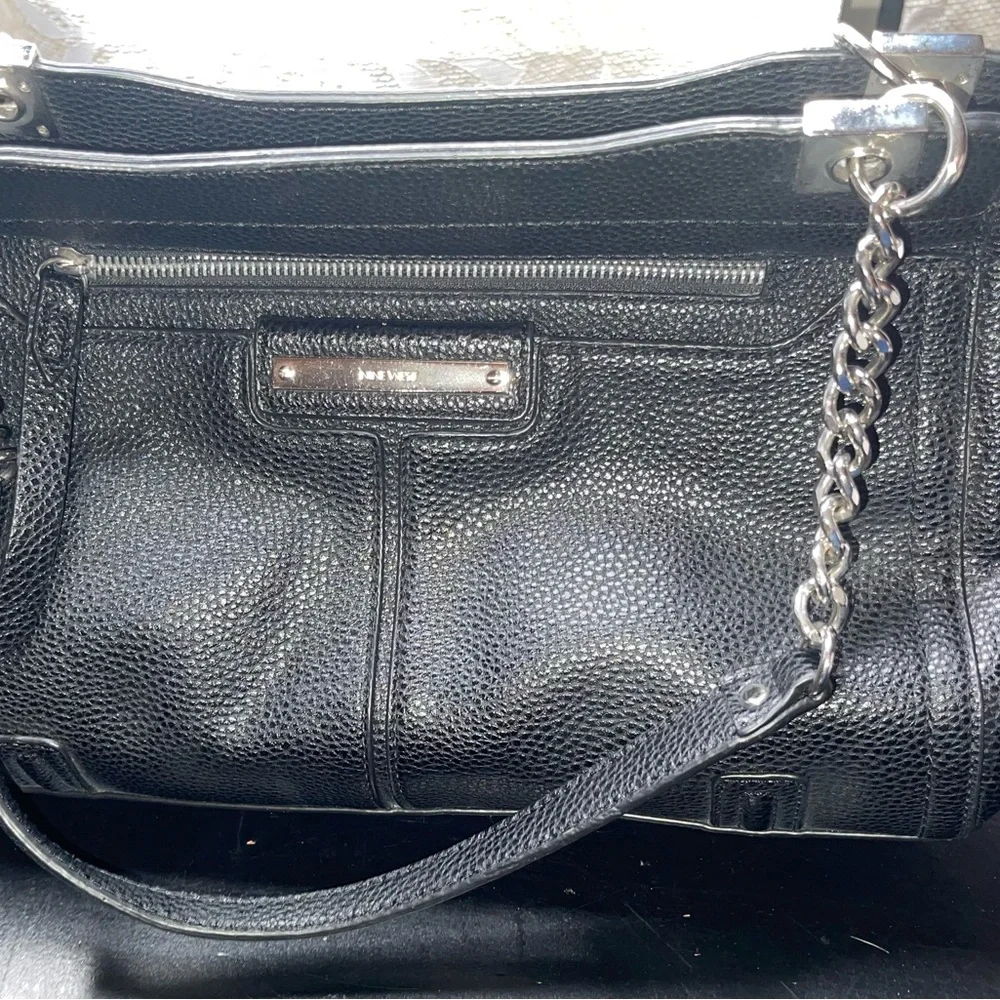 Nine West Black Leather Women's Bag